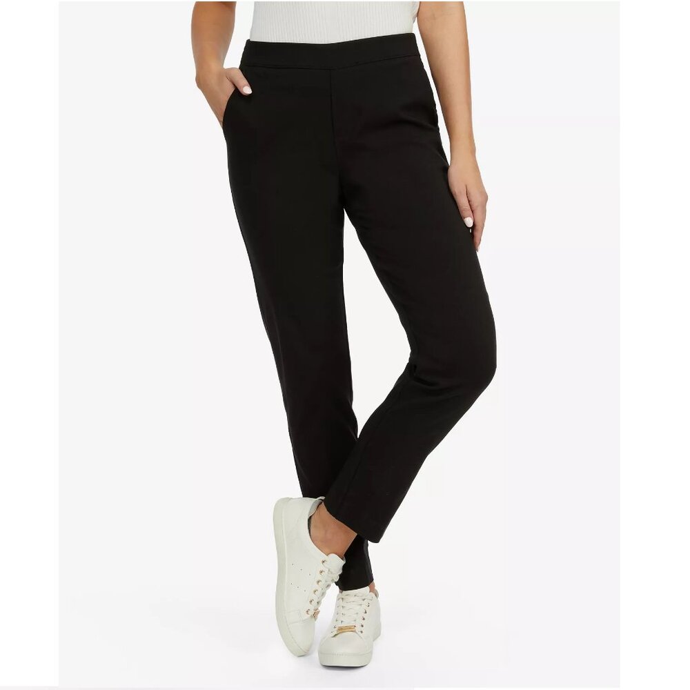 EUC Laundry by Shelli Segal Nordstrom Black Ankle Pants with Pockets, Size 6